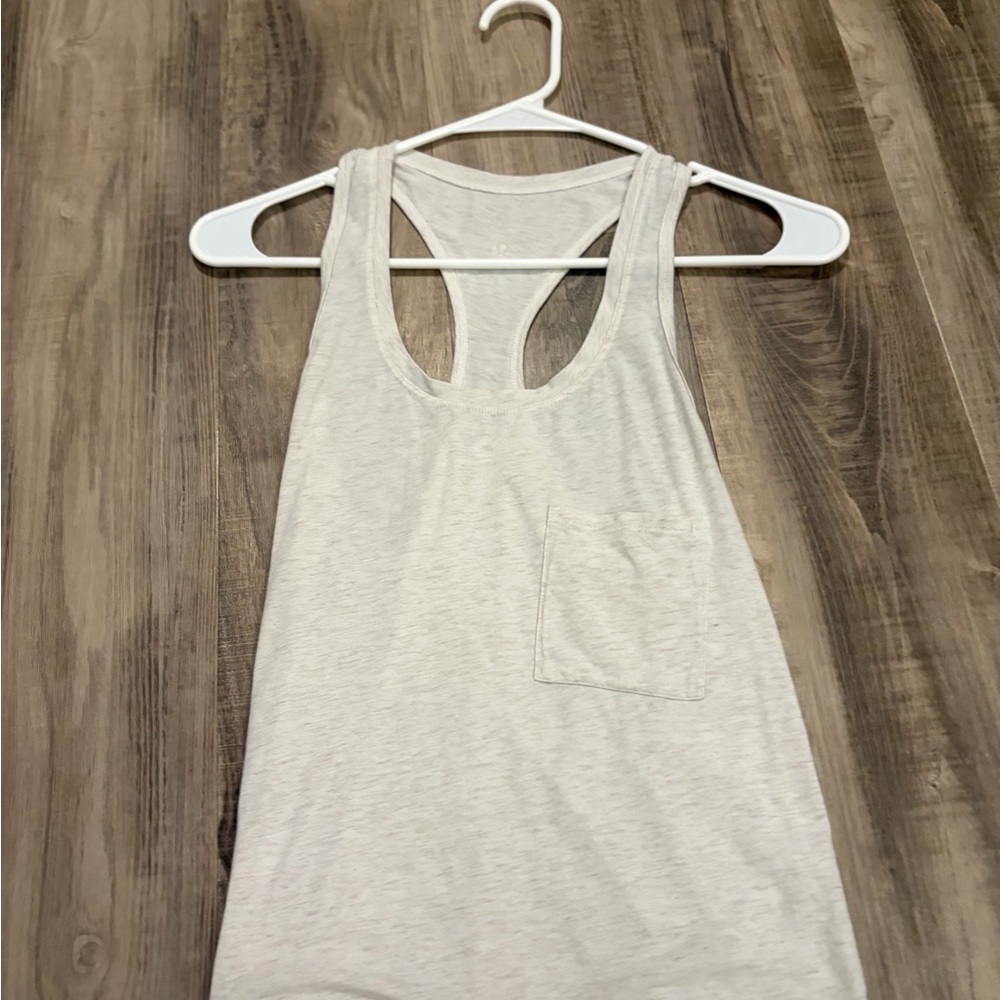 Lululemon Athletica Light Gray Tank Top